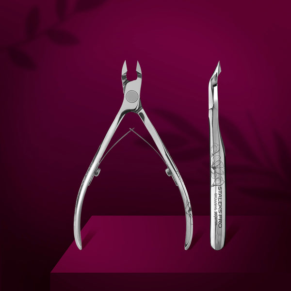 Professional cuticle nippers EXCLUSIVE 20 5 mm (magnolia)