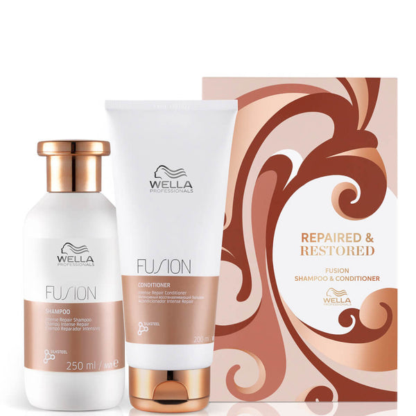 WELLA REPAIRED AND RESTORED Fusion Shampoo and Conditioner