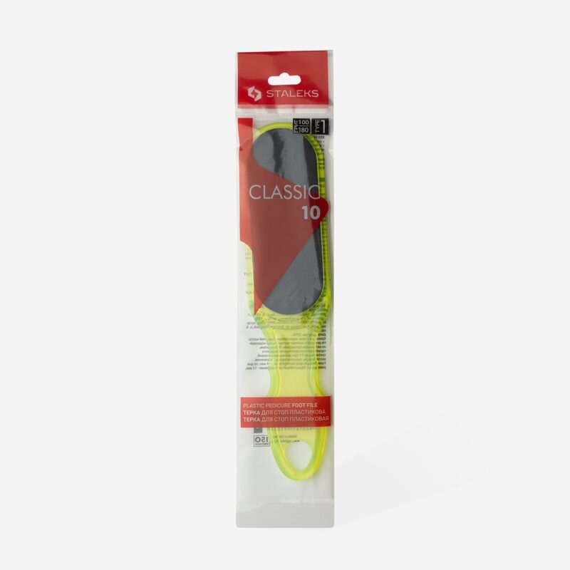 Staleks - Plastic foot file CLASSIC 10 TYPE 1 100/180 grit